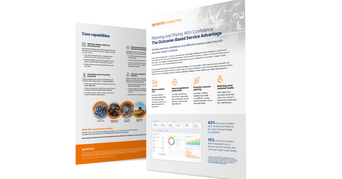 Contract Price brochure