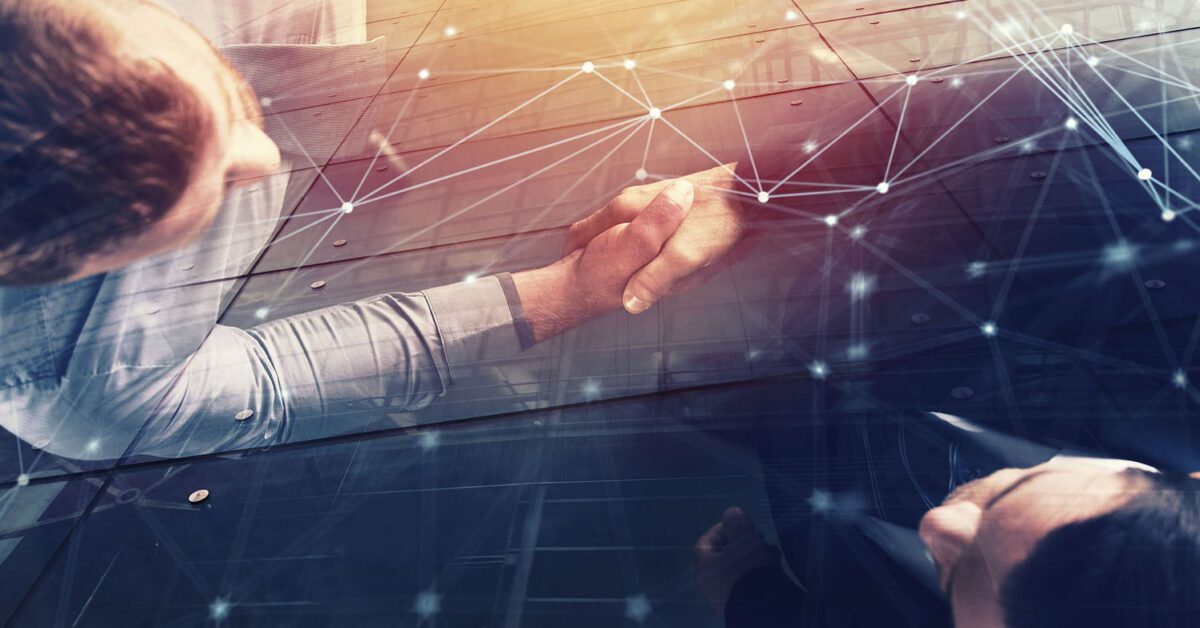 people shaking hands