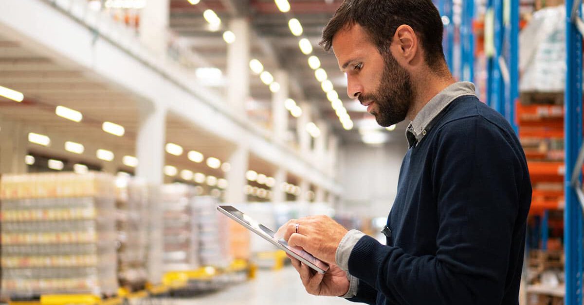 Man checking Supply Chain Disruptions